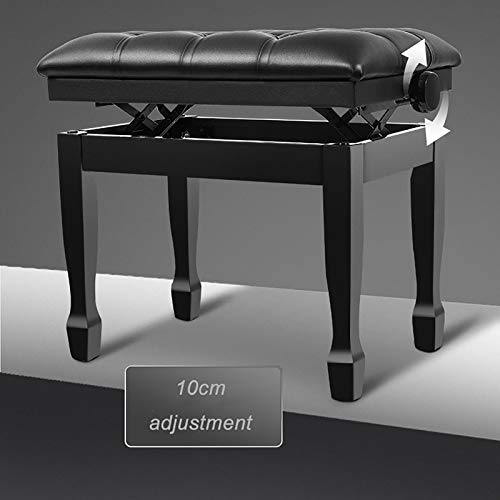 TEmkin Tabouret de Piano réglable en Hauteur, Banc de Piano de Luxe avec Coussin épais rembourré en Cuir pour Usage Domestique et Professionnel - Les Beatles, Paul McCartney, John Lennon, RIngo Starr, George Harrison TEmkin Tabouret de Piano réglable en Hauteur, Banc de Piano de Luxe avec Coussin épais rembourré en Cuir pour Usage Domestique et Professionnel – Image 3
