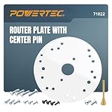 POWERTEC 71022 6-1/2-Inch Universal Router Plate