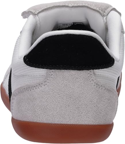 Image of WHITIN Wide Toe Box Barefoot Shoes for Women + Fashion Tennis Sneakers + Trendy Fold-Over Tongue
