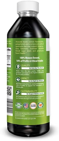 Herbal Goodness Avocado Leaf Extract Liquid 12oz, Hoja de Aguacate