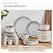 Imagen de tectake® Vajilla Completa para 6 Personas