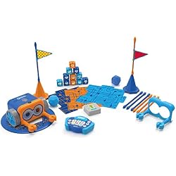 Learning Resources Botley 2.0 Coding Robot STEM Toy for Kids, Ages 5+ | Build coding, sequencing and logic skills with a 78-piece STEM kit featuring a programmable robot, cards and obstacles