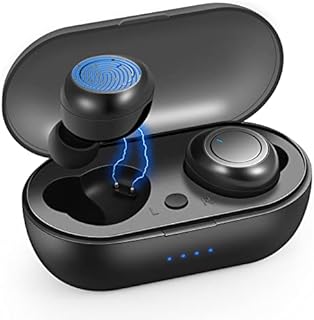 Mokoo Wireless Earbuds Bluetooth 5.0 Headphones IPX7 Waterproof Sports Wireless Headsets with 30H Cycle Playtime Built-in Mic with Charging Case Air Buds Pro Touch Control Ear Buds Stereo Earphones