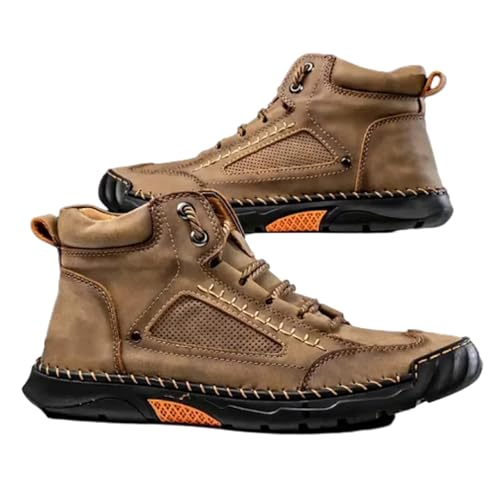 Sawbehind Men’s Boots Wide Comfortable Handmade Leather for