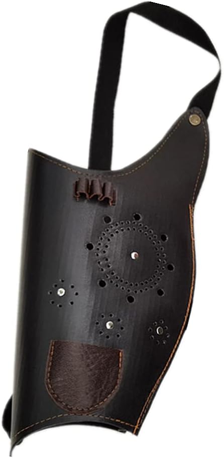 UNISTRENGH Archery Recurve Bow Case PU Leather Bow Bag for Traditional Recurve Bow Longbow