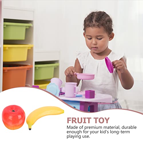 Vaguelly Fruit Shaker Musical Apple Shaker Percussion Banana Music Shaker Simulation Fruit Toy Hand Shakers Plastic Egg Shakers Instruments For Music Learning Classroom Party #TOP7