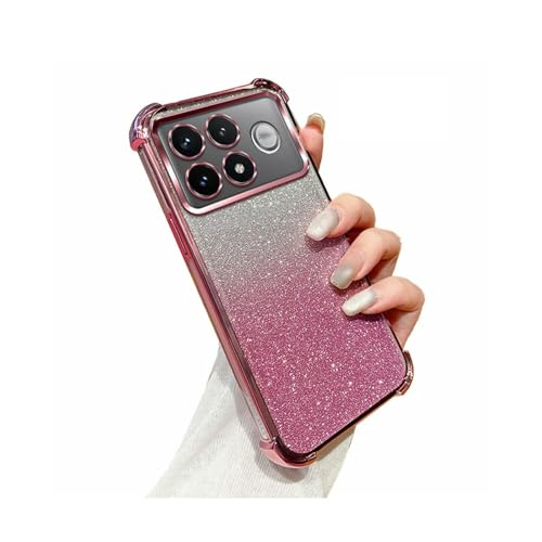 POCO F8 Ultra/POCO F8 Pro�p�̏Ռ��ɋ���TPU�f�� �l�C �N���A�P�[�X ��̌^�J���������Y�ی� �w�ʃJ�o�[ CASE �����K���X�t��(�s���N)