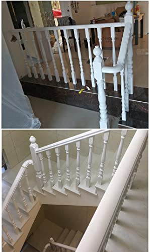 Balaustres de madera blancos en pack de 1 a 20 unidades para escaleras de interior 7