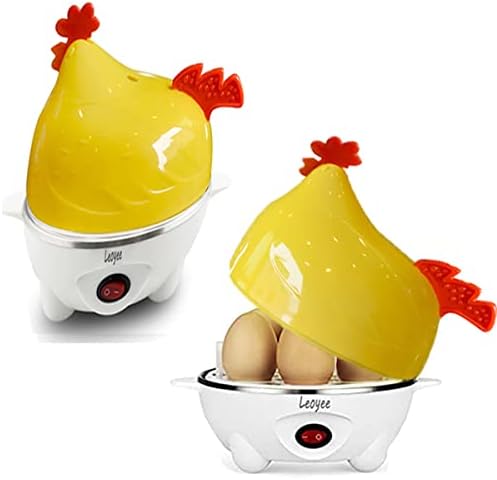Mikrowellen Eierkocher Hühnerform - Eierdämpfer Für Bis Zu 4 Eier In Der Mikrowelle
