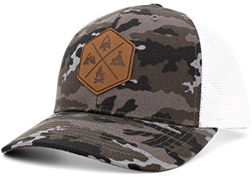Image of KBETHOS Men's Women's Explore The Outdoors Mountains Scenery Unisex Trucker Baseball Cap