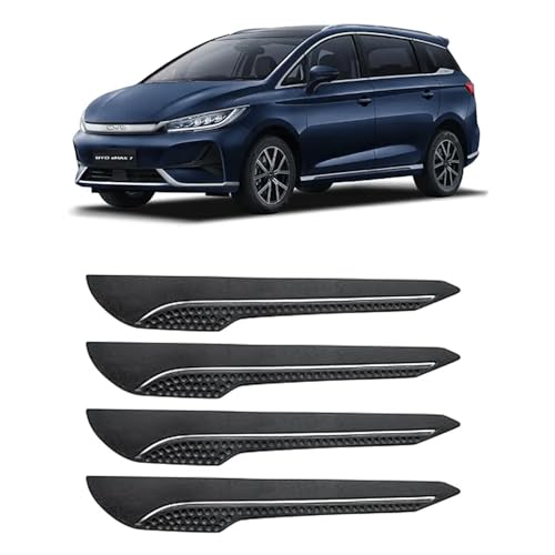 Image of AOSIS-Car Bumper Protector /Bumper Guard for BYD eMAX7 with Single Chrome Stripe (4-Pcs)