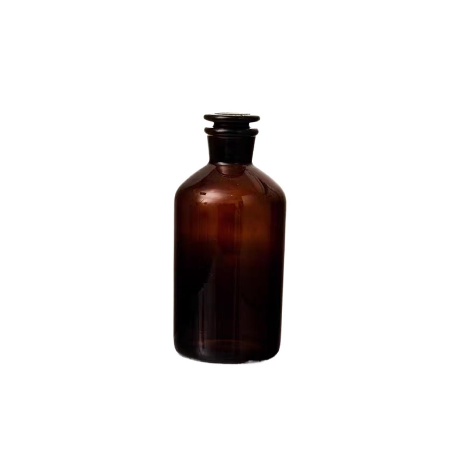 Botella de reactivo de Laboratorio, Botella de Boca Estrecha marrón de Vidrio con Alto Contenido de borosilicato(1000mL 1pc)