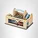 Melissa & Doug Service Station Parking Garage with 2 Wooden Cars and Drive-Thru Car Wash