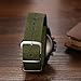 Imagen de OIDEA Reloj Campaña Táctico para Hombre: Reloj Analógico de Cuarzo con Correa de Nylon Esfera de Escala 24 Horas Impermeable para Aire Libre y Aventura