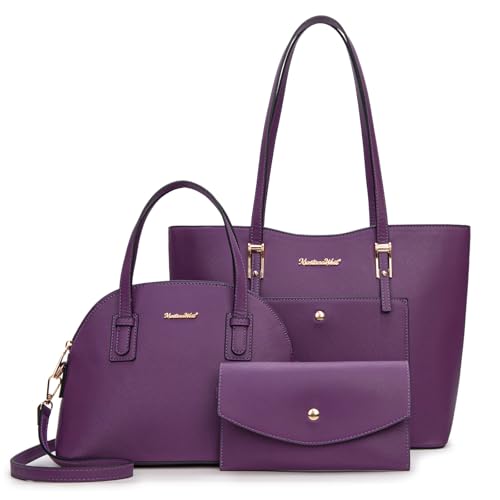 Image of Montana West 3PCS Purses for Women Tote Bag and Wallet Set Shoulder Satchel Handbags