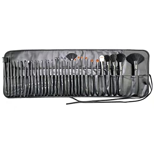 Set di 24 Pennelli per Il Trucco Professionali, Pennelli per Ombretto in Fibre Sintetiche di Alta qualità, Strumento per Il Trucco.