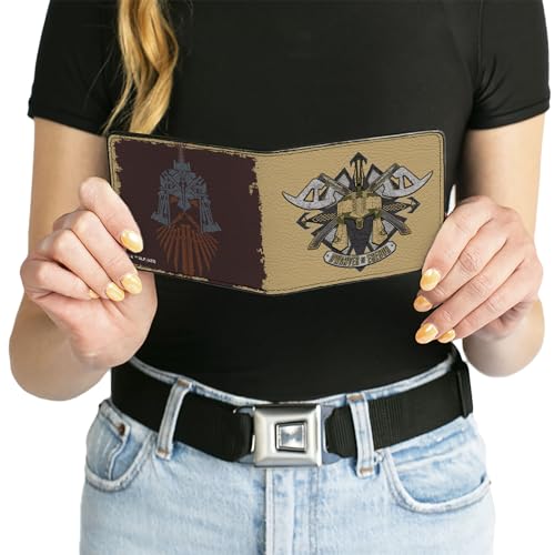 Portefeuille à 2 volets The Hobbit nains Erebor marron - 7