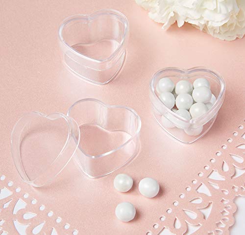 Cajas de recuerdos de boda de corazón para obsequios y dulces pequeños 2