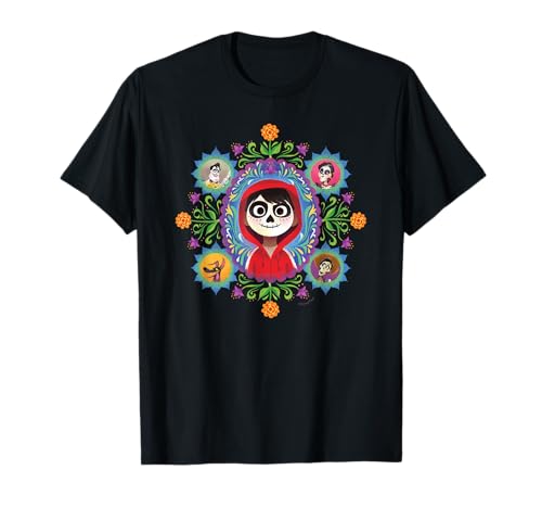 Disney and Pixar’s Coco Miguel Colorful Florals Camiseta
