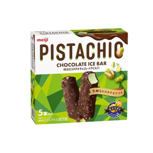 明治 ピスタチオチョコレートアイスバー 47ml × 5本 8個