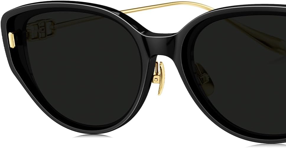 BOLON Women Fashion Oversized Cat Eye Polarized Sunglasses 61mm, Exclusive Eyewear Brand of EssilorLuxottica