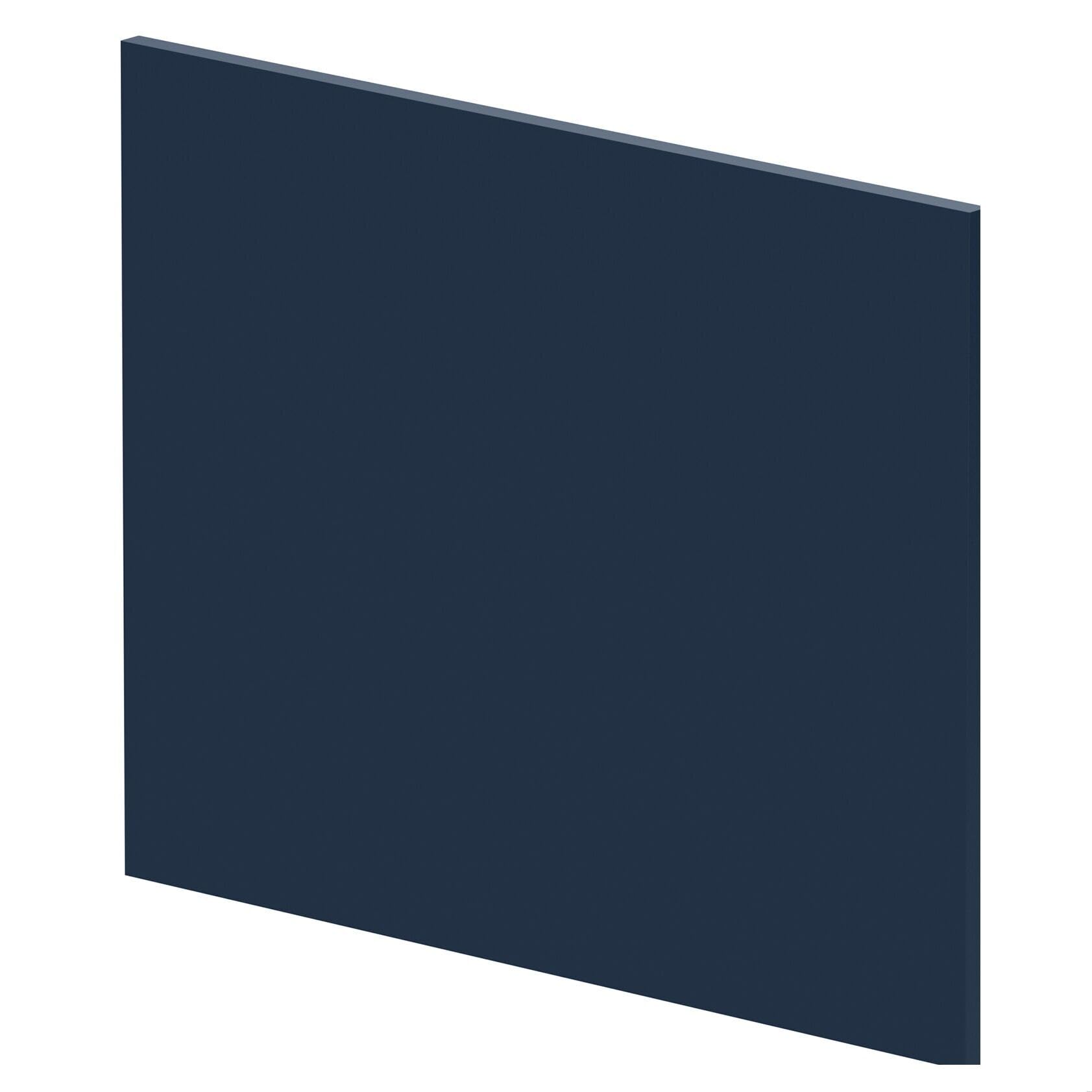 Balterley Dark Blue Bath End Panel 700Mm, Mdf End Bath Panels, Satin Finish Straight Bathroom Panels For Bathtub, Water Resistant Panel Covering For Bathroom Baths And Soaking Tubs (Midnight Blue)