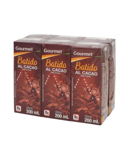 Gourmet Batido de Chocolate UHT, 6 unidades