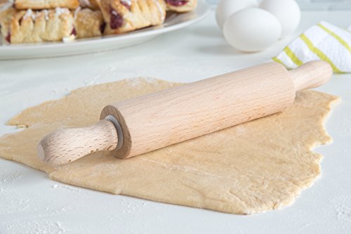 Fox Run Small Rolling Pin, Wood, 8-Inch Barrel #TOP2