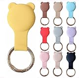 [LIEFERUMPFANG] Eine modische Silikonhülle mit Karabineranhänger für Finder 2021. Air Tag ist nicht im Lieferumfang enthalten