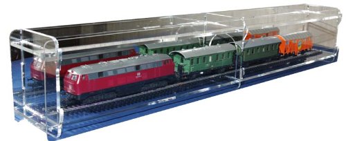 Preisvergleich Produktbild sudu Einzelzugvitrine für Modelleisenbahn Zug Spur H0