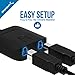 SABRENT USB 3.0 Sharing Switch for Multiple Computers and Peripherals LED Device Indicators (USB-SW30) Black