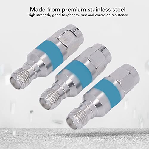 2W SMA Macho para Fêmea Atenuador Coaxial RF de Aço Inoxidável 2dB Bloco DC para Frequências DC a 6,