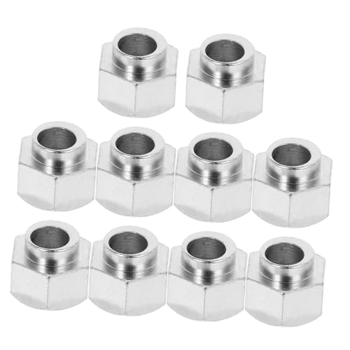 BUGUUYO 10pcs Compression Nuts Printers Plated Leveling Nuts Resistant Precision Engineering for Inner Engraving Machine