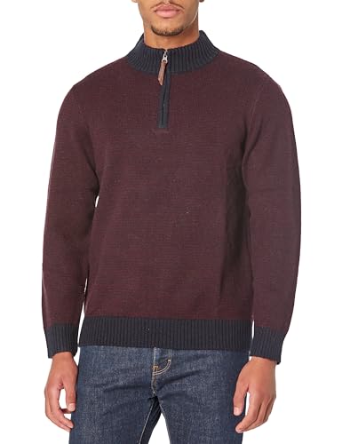 Pendleton Men's Shetland Wool Half Zip Sweater