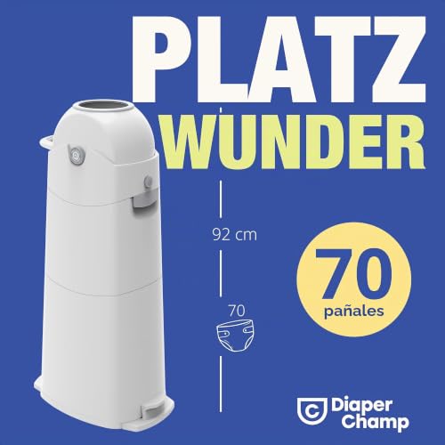Miniatura 5 de Diaper Champ 04004-77 - Cubo De Basura Para Pañales, Tamaño Grande