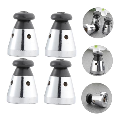 4 piezas de válvulas de alivio de presión para olla de presión, reguladores de seguridad limitadores de presión, acero inoxidable, fáciles de instalar, piezas de repuesto compatibles miniatura 6