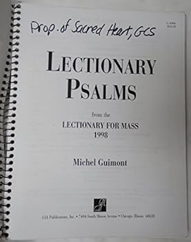 Spiral-bound Lectionary Psalms Book