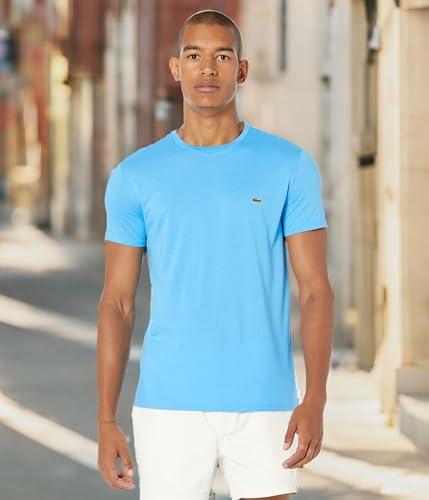 Image of Lacoste Men's Short Sleeve Pima Jersey Crew Neck Tee