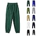 Boys Basic Solid Joggers Sweatpants Athletic Casual Kids Pull on Track Pants with Pockets for Girls 4-13 Years