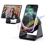 CoolBuBu Bluetooth Speaker Portable,Wireless Induction Speakers with Wireless Charger Stand for iPhone & Mobile Phone,Cell Phone Stand For iPad/Tablet,Gadgets,Birthday Gifts for Men Women Boys Girls