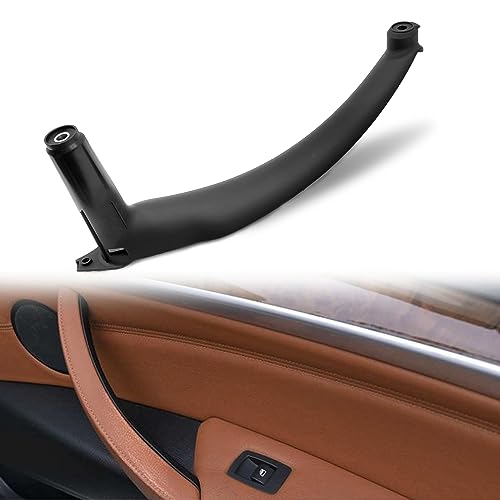 RBOKO Right Inner Door Panel Handle Pull Trim Cover Compatible with BMW E70 X5 2008-2013 and BMW E71/E72 X6 2008-2014, Part Number: 51416969404 (Black)