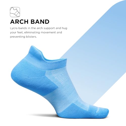 Image of Feetures High Performance Max Cushion Ankle Sock - Tab Socks for Women & Men with Heel Tab