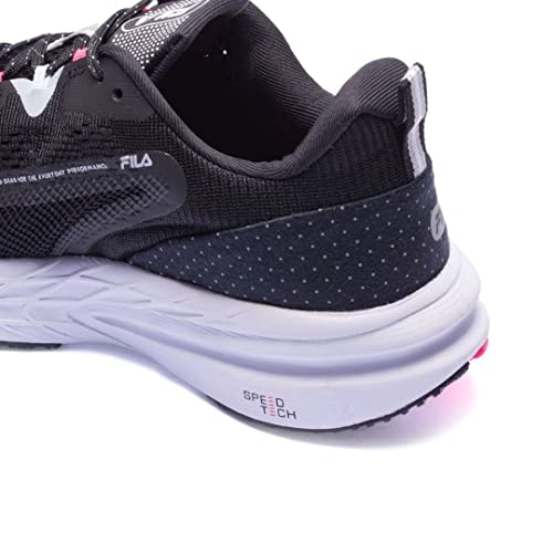 Tênis Fila Racer T2 Feminino Preto e Rosa, Cor: Preto, Tamanho: 35