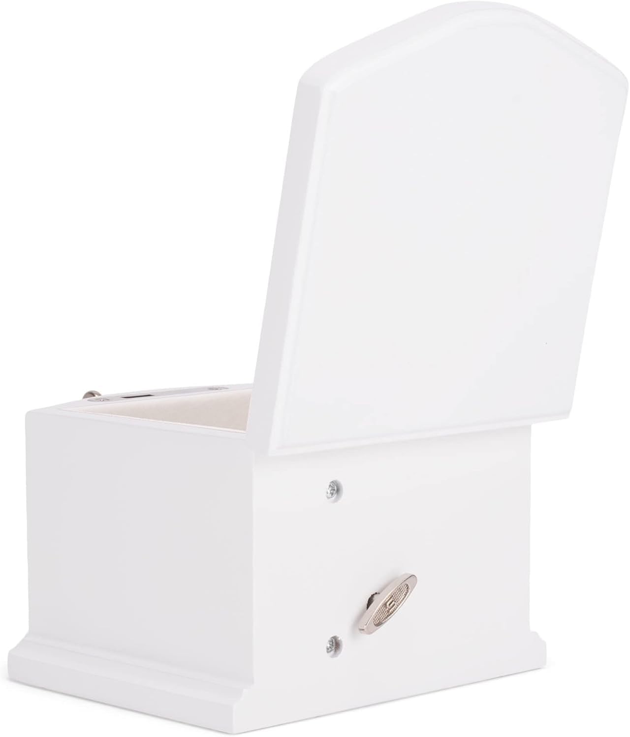 Cottage Garden Ballerina 5 inch Wood Musical Jewelry Box, White Velvet Interior, Plays Tune Dance of the Sugar Plum Fairy