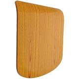 HOMSFOU Pannello Seduta Sgabello in Legno, Tavola di Ricambio per Sgabello e Banco Scuola, Arancione, Spessore Rinforzato, Bordi Rinforzati, per Studenti in Aula e Ufficio