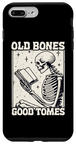 Old Bones Good Tomes Book Lover Bookworm �X�P���g���u�b�N �X�}�z�P�[�X iPhone 7 Plus/8 Plus �p