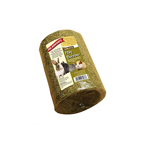 Mr Johnson's Hay Burrow Large with Added Flowers, Chicken, 0.1 kg,Clear