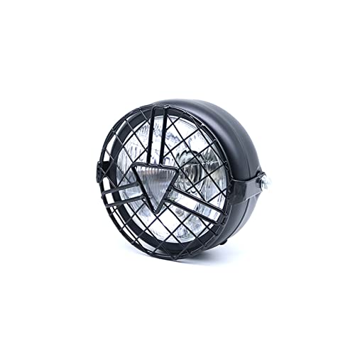Phare moto rond vintage idéal pour les balades nocturnes et voyages en route sinueuse