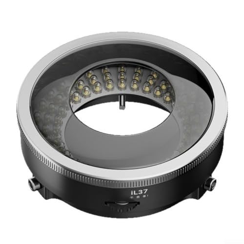 Analyseur rotatif pour microscope stéréo 96 LED en métal argenté