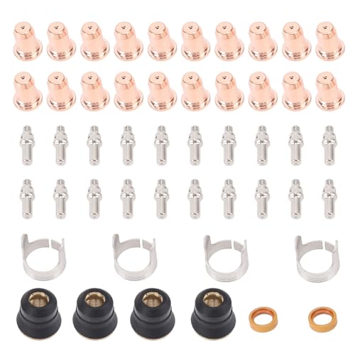 50Pcs IPT40 Tip Electrode Kit for CUT 55DS Pro, CUT 65DS, Plasma Cutting Torch Consumables Sets Tip Electrode of IPT40